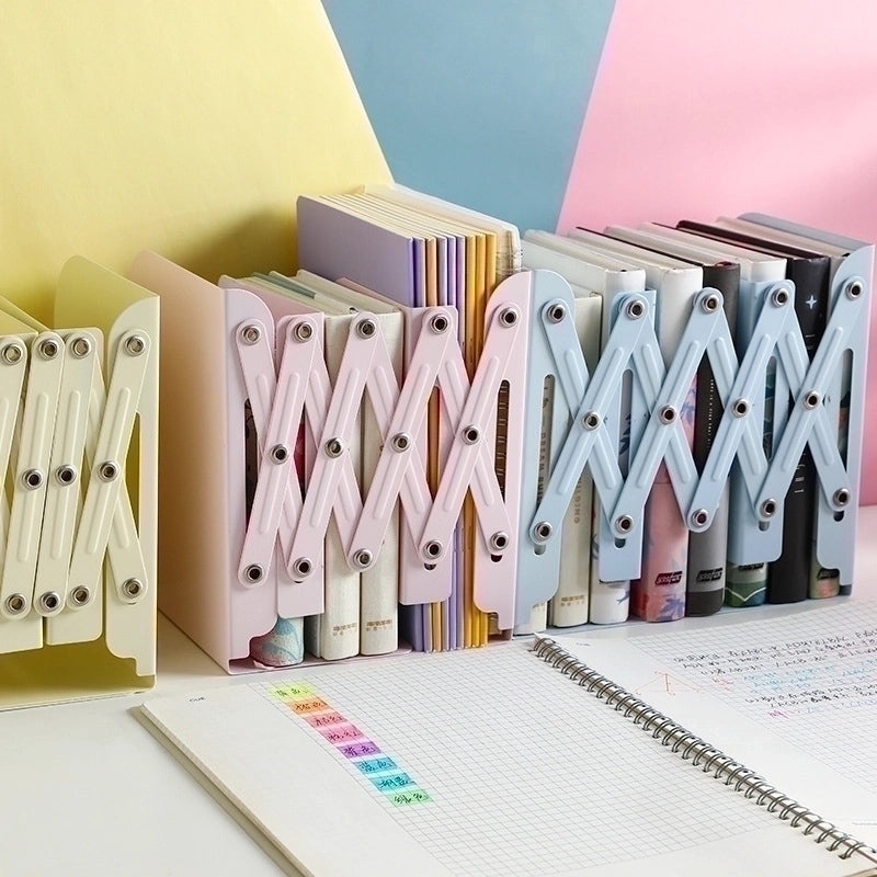 Solid Color Stainless Steel Basic Book Stand for Study|Book Accessories