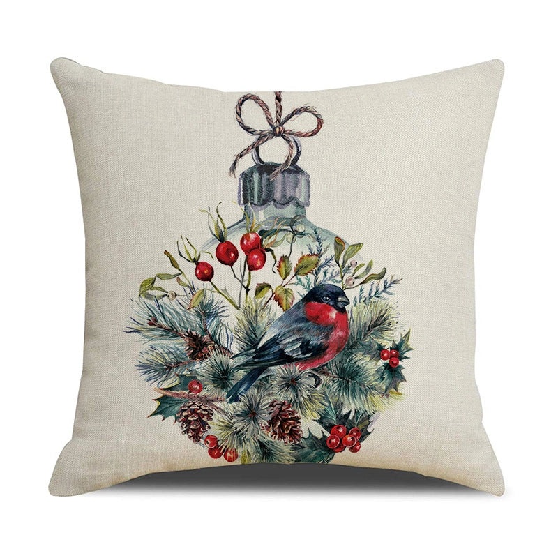 Stylish Elk Print Polyester Pillow Covers | Home Decor Pillows