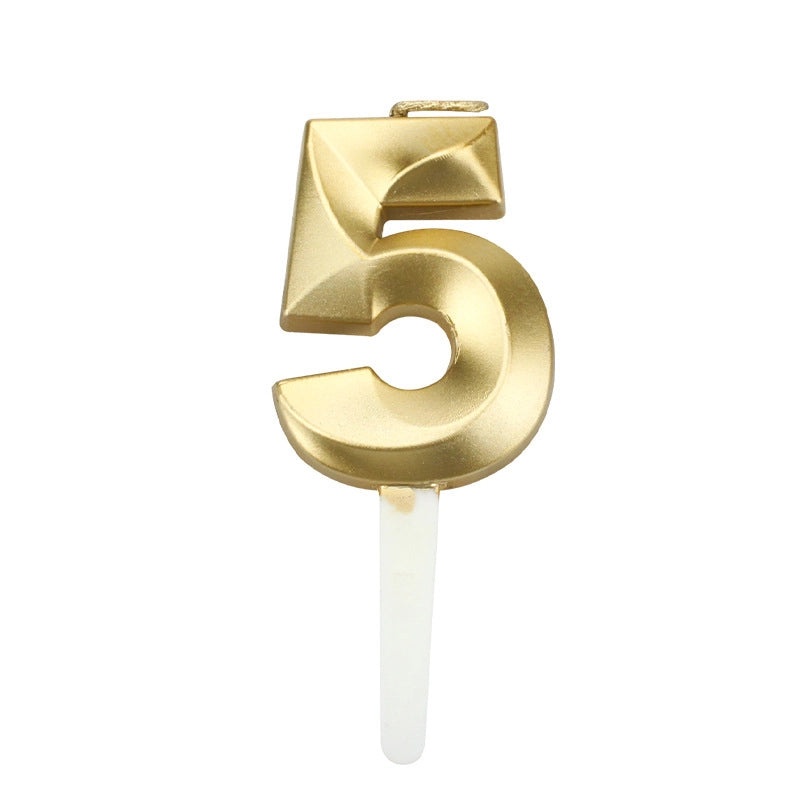 Minimalist Classic Number Candle Decorative Festival Props|Home Decor & Seasonal Accessories