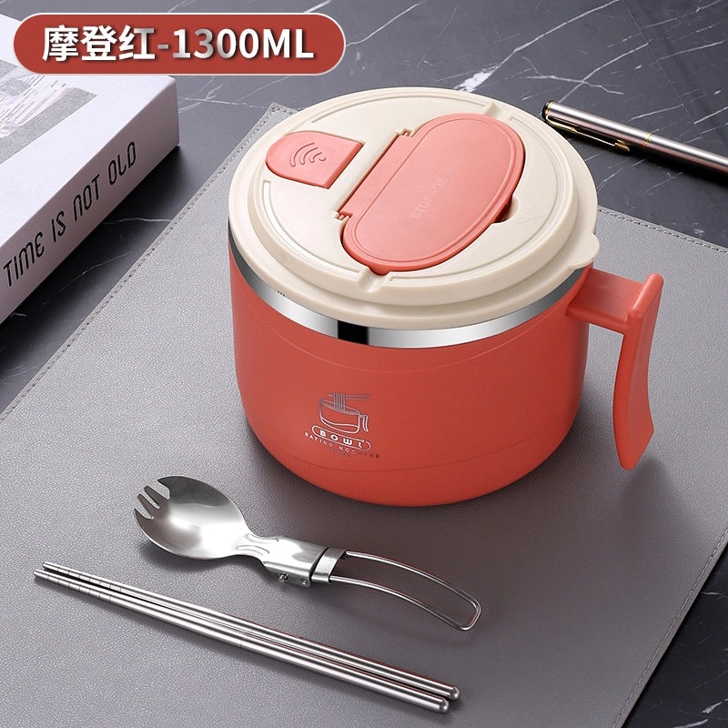 Stylish Solid Color Stainless Steel Food Container Single Piece | Kitchen Storage & Organization