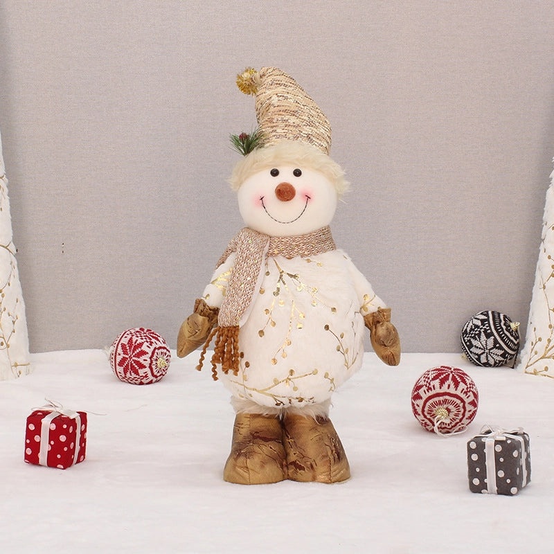 Festive Snowman Plush Party Decorations|Holiday Party Supplies
