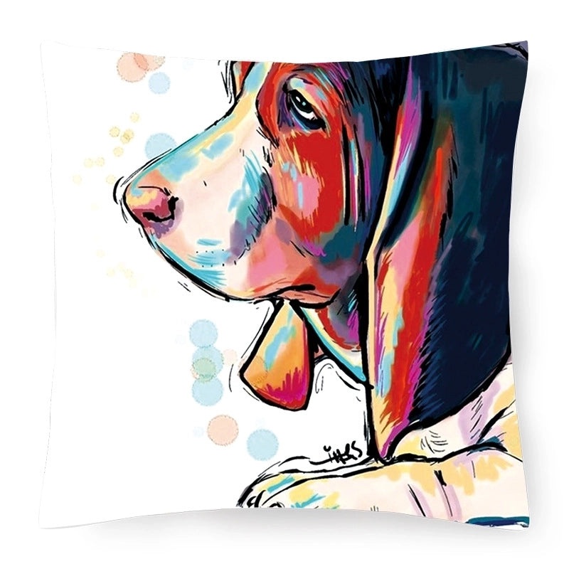 Adorable Country Style Cartoon Dog Plush Cushion|Home Decor Pillows