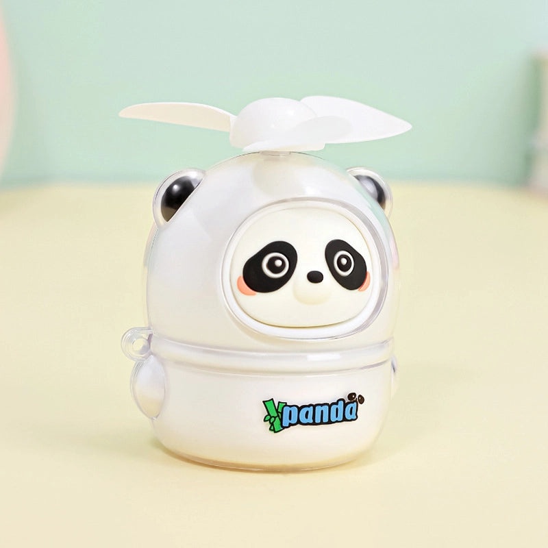 Cute Cartoon Panda Mini USB Rechargeable Portable Fan for Kids | Portable Fans