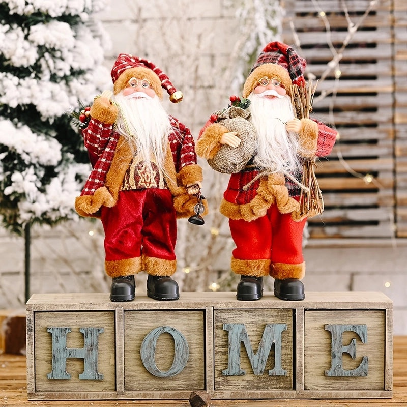 Christmas Cute Classic Plastic Table Ornaments for Festive Home Decor|Holiday Decorations