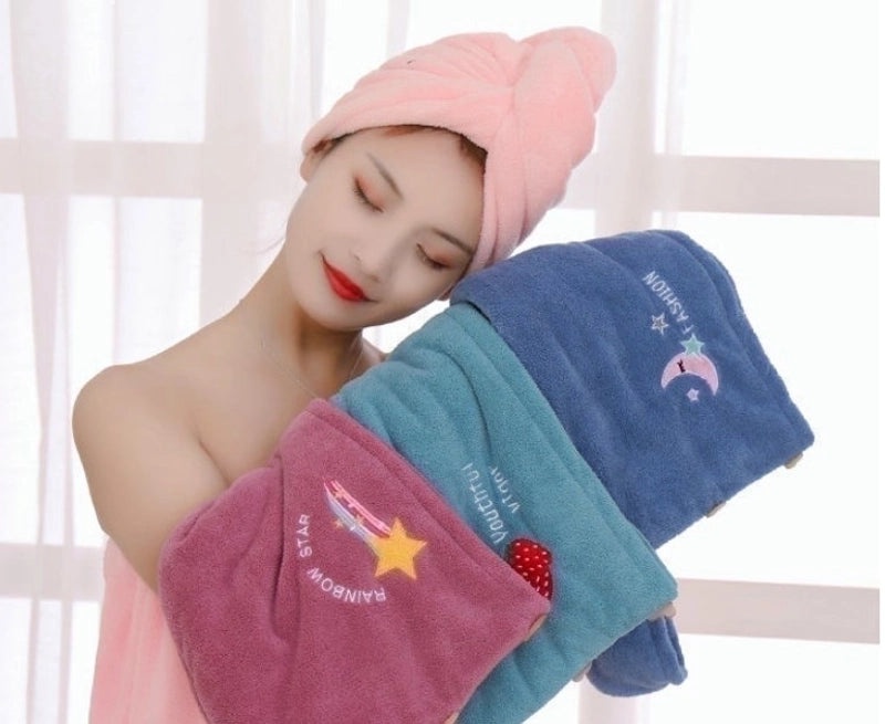 Elegant Lady Coral Fleece Towels Soft Solid Color | Home Textiles Bath Accessories