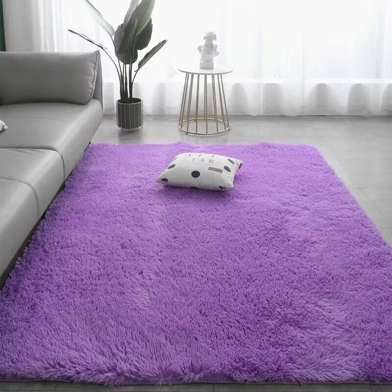 Solid Color Polyester Carpet for Casual Vacation | Home Decor & Artificial Decorations