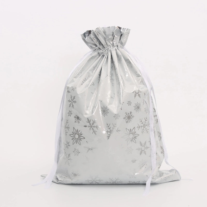 Minimalist Santa Claus Christmas PE Gift Bags for Party Favors|Holiday Party Supplies