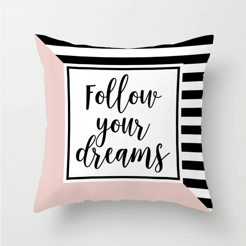 Minimalist Cross Letter Velvet Perfume Bottle Pillow Cover for Couch Sofa Decor|Home Decor & Accessories