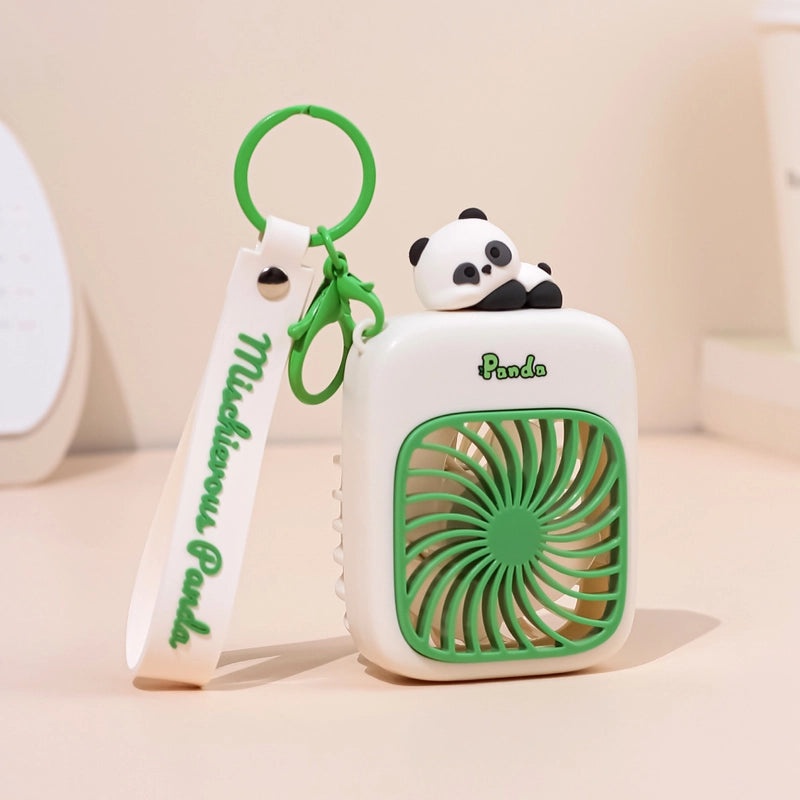 Cute Cartoon Panda Mini USB Rechargeable Portable Fan for Kids | Portable Fans