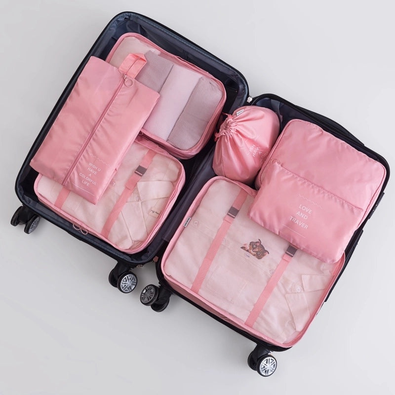 Simple Solid Color Fabric Storage Pouch|Storage Bags