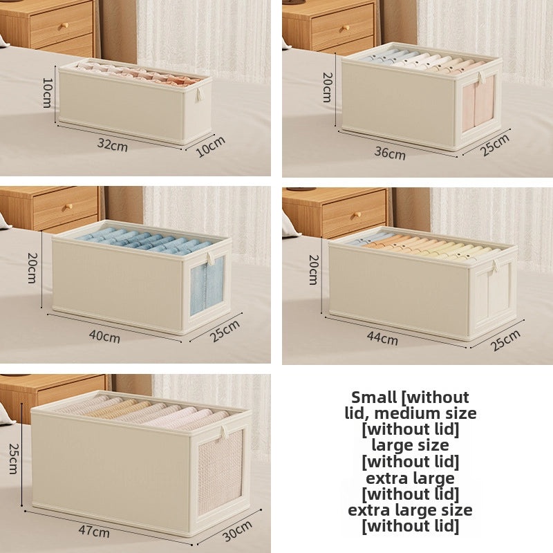 100 Pieces Oxford Cloth Storage Boxes with Lid | Home Storage Organizers