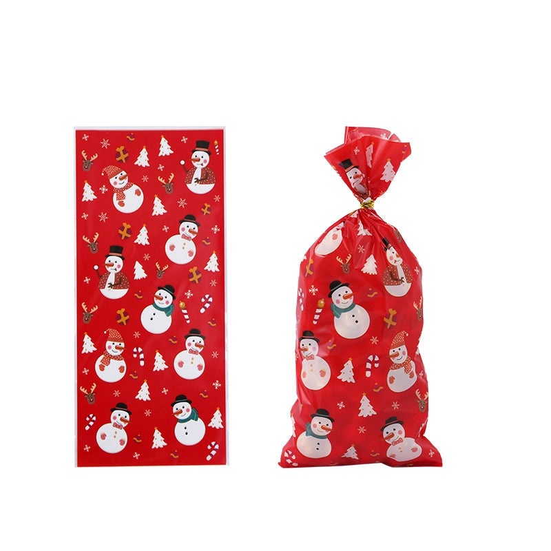 Nordic Christmas Party Gift Bags with Santa Claus and Snowman Design|Christmas Decorations & Gift Wrap Supplies