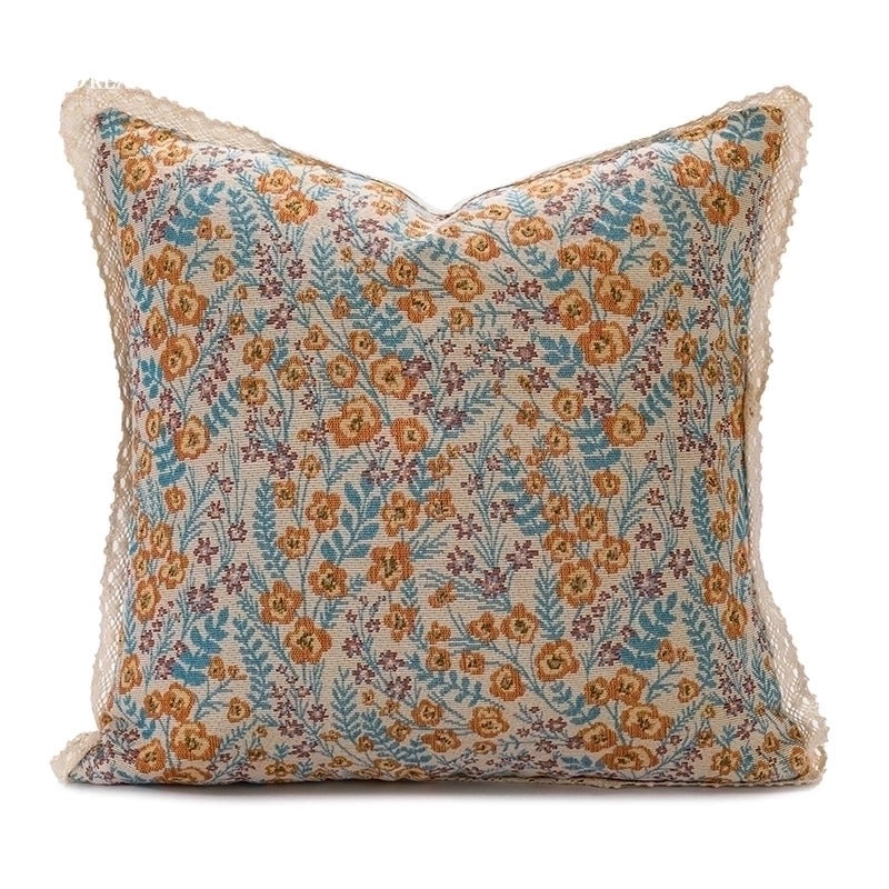 Floral Butterfly Pattern Polyester Pillow Covers|Home Decor Pillows