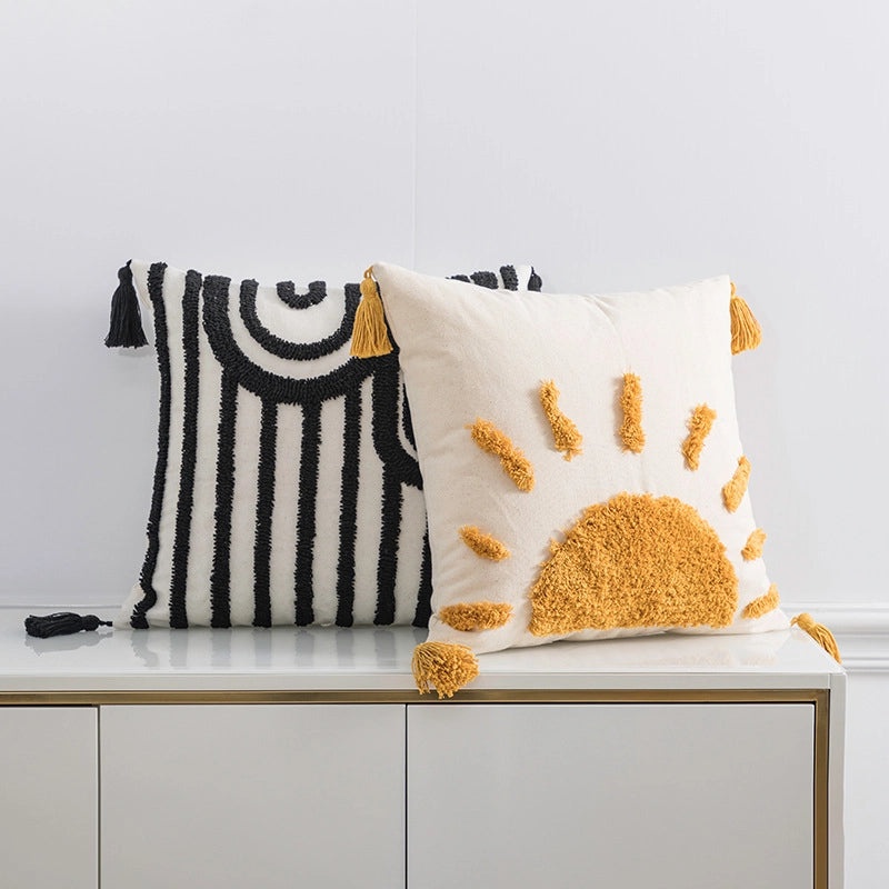 Polka Dot Cat Plush Cotton Pillowcase for Fashion Home Decor | Home Textiles & Bedding