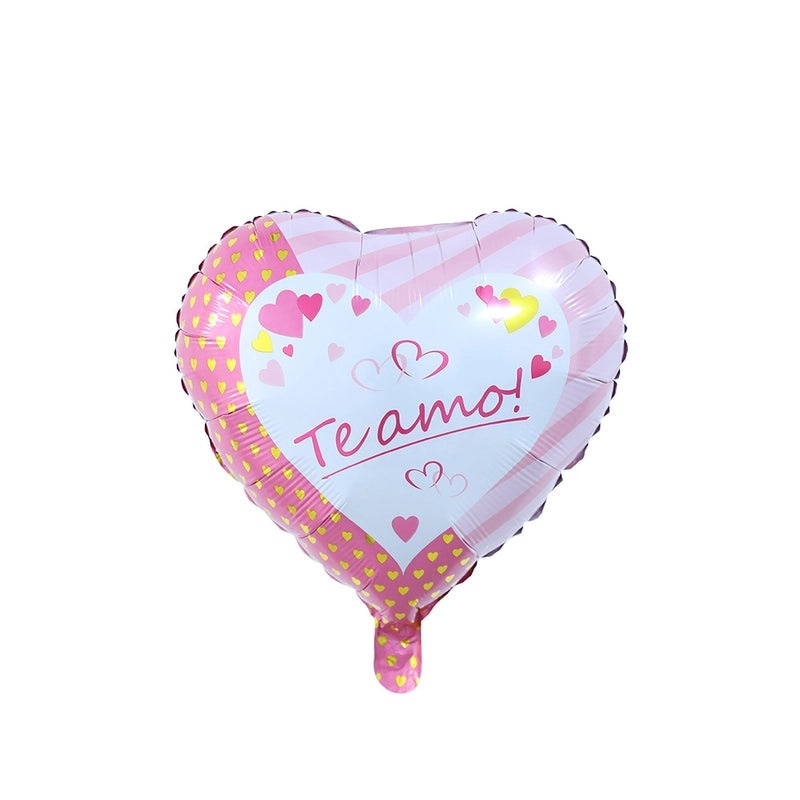 Romantic Heart-Shaped Aluminum Foil Balloons for Valentine’s Day Wedding Party Decorations|Party Supplies Balloons