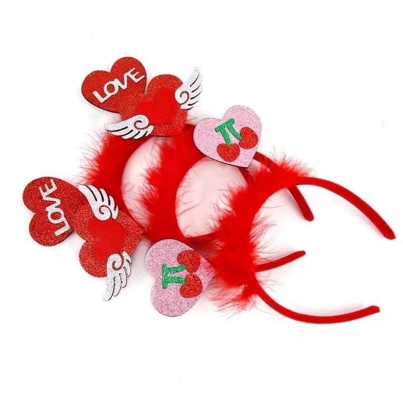 Valentine's Day Heart Shaped Plastic Headband for Party Festival|Accessories & Hair Accessories