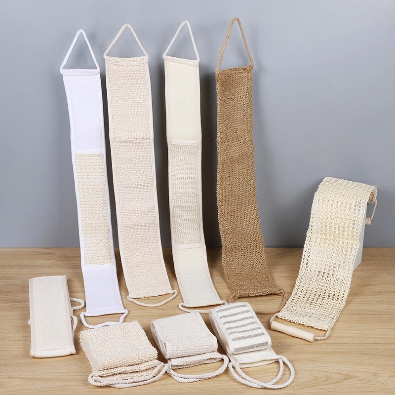 Minimalist Casual Geometric Linen Cotton Bath Towel | Home & Bath Textiles