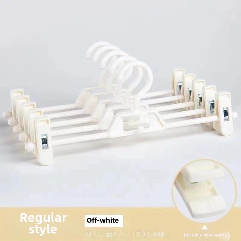 10 Pieces Stainless Steel Non-slip Pants Hangers for Household Clothes Storage and Drying | Home & Kitchen Storage