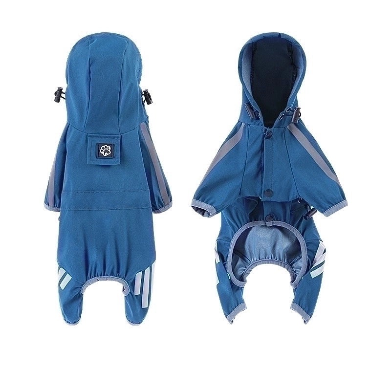 Adjustable Large, Medium, Small Dog Raincoat for Outdoor Wear | Pet Apparel & Accessories