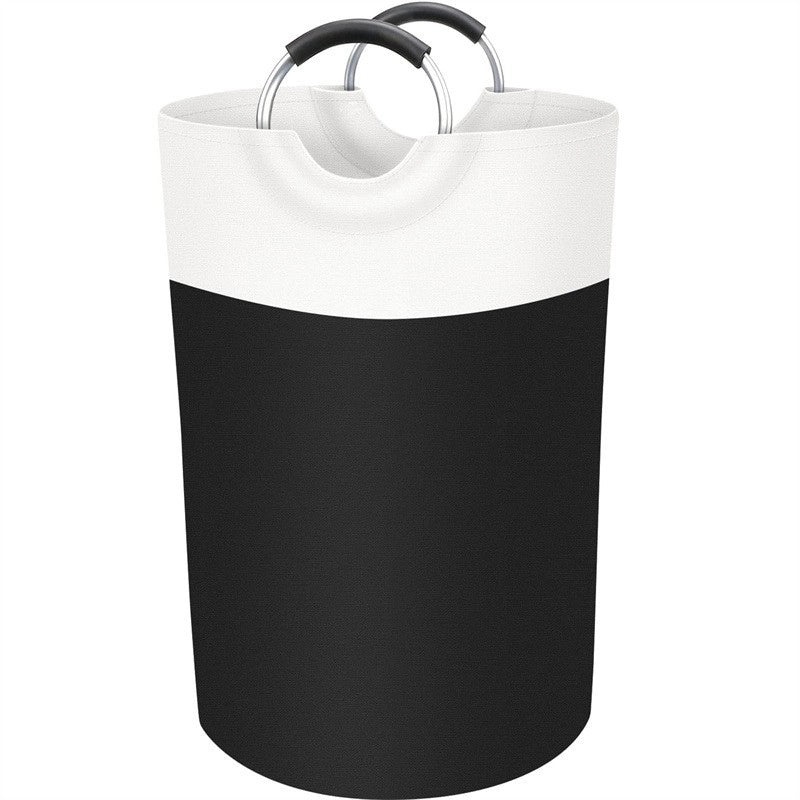 Simple Solid Color Fabric Laundry Hamper|Home Storage & Organization