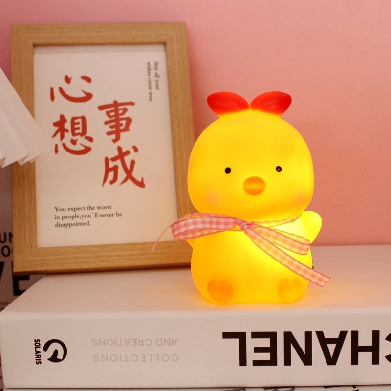 Adorable Bear and Duck Vinyl Night Lights for Indoor Birthday Decor|Home Decor Lighting