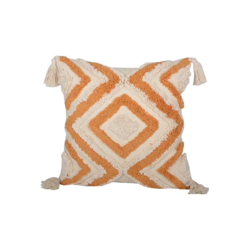 Vintage Striped Tufted Cushion Cover|Home Decor Pillows