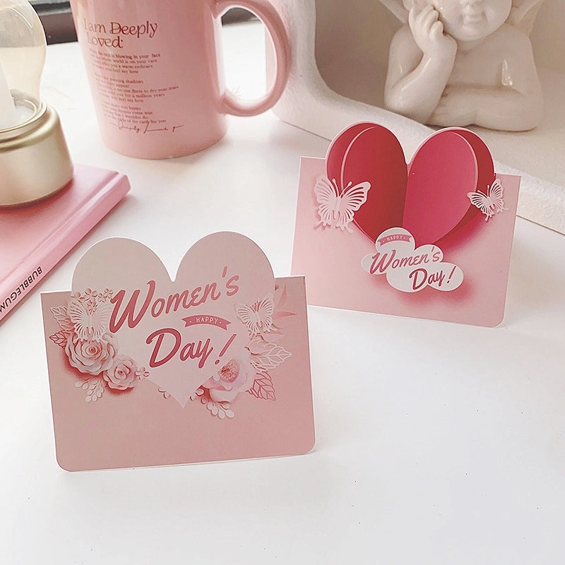 200 Valentine’s Day Heart-Shaped Paper Greeting Cards for Invitations | Party Supplies