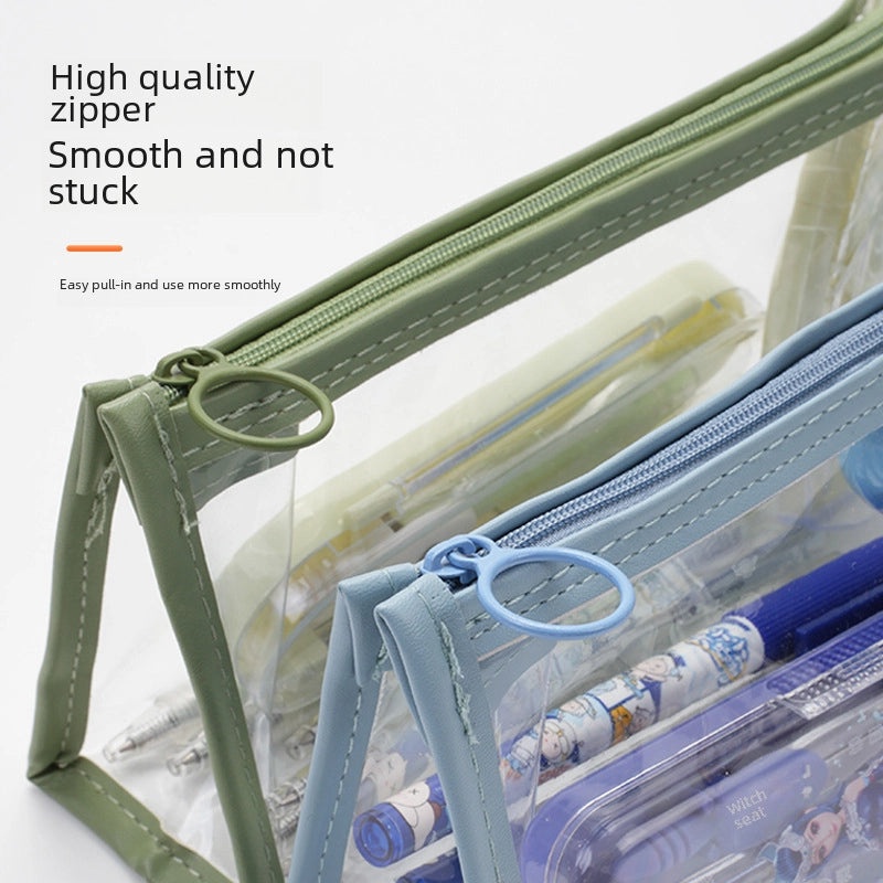 Large Transparent Pencil Case with High Capacity | Stationery Storage & Pencil Bags
