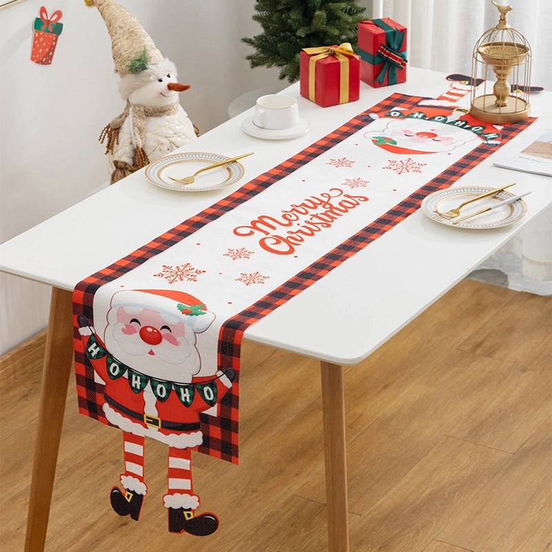 Minimalist Christmas Tree Letter Table Runner for Office Decor|Home Decor/Table Linens