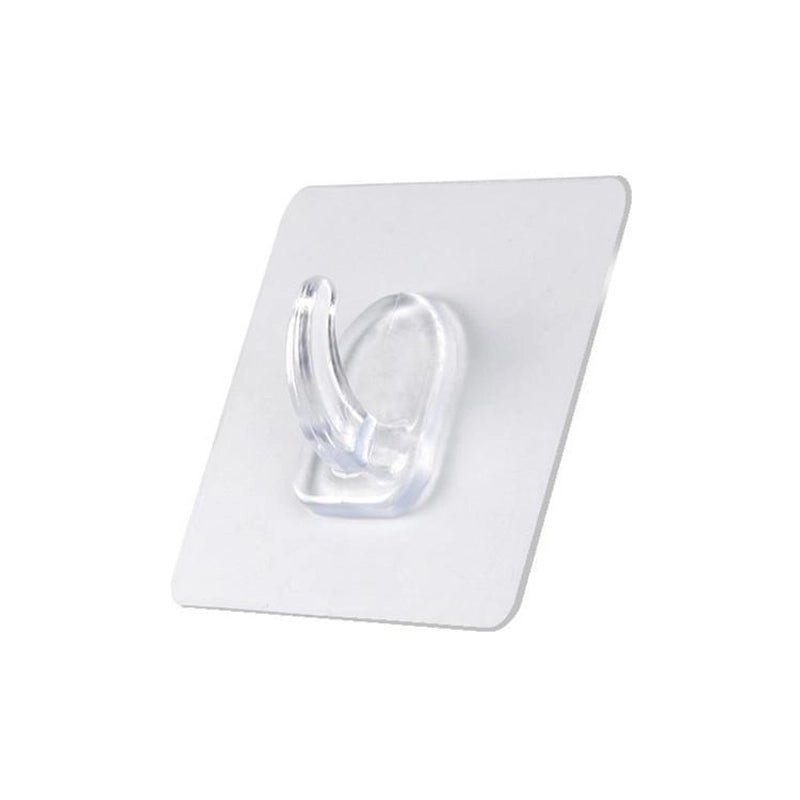 Strong Transparent Adhesive Hook Punch-Free Seamless Load-Bearing Kitchen Hook | Home Organization