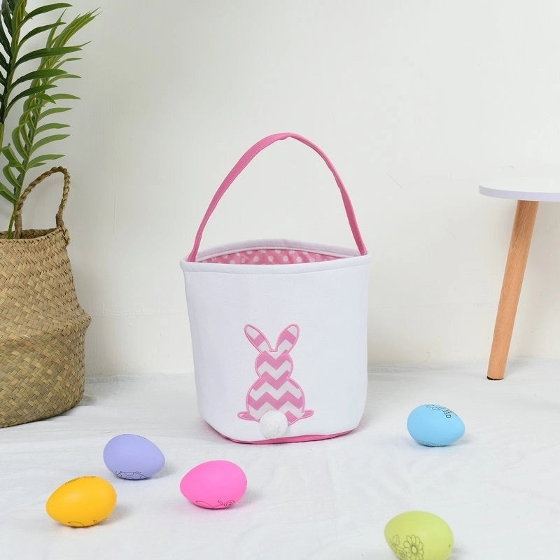 Minimalist Easter Rabbit Cloth Basket for Daily Use | Home Decor & Seasonal Accessories