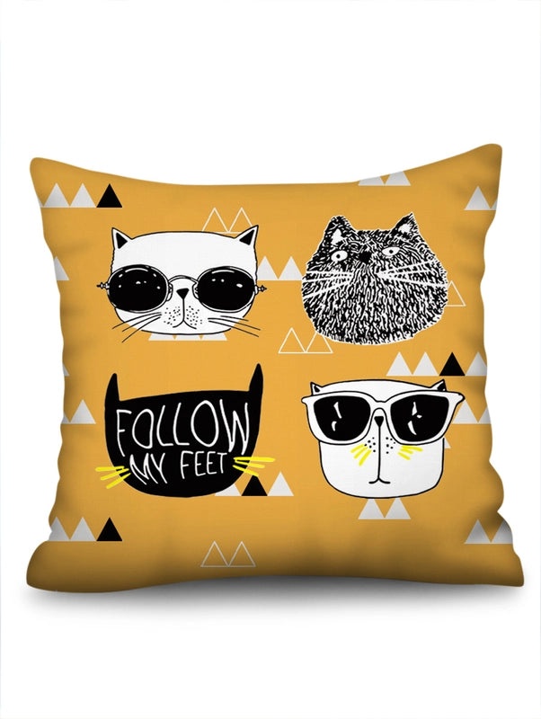 Nordic-Inspired Cartoon Linen Texture Pillow Covers|Home Decor Pillows