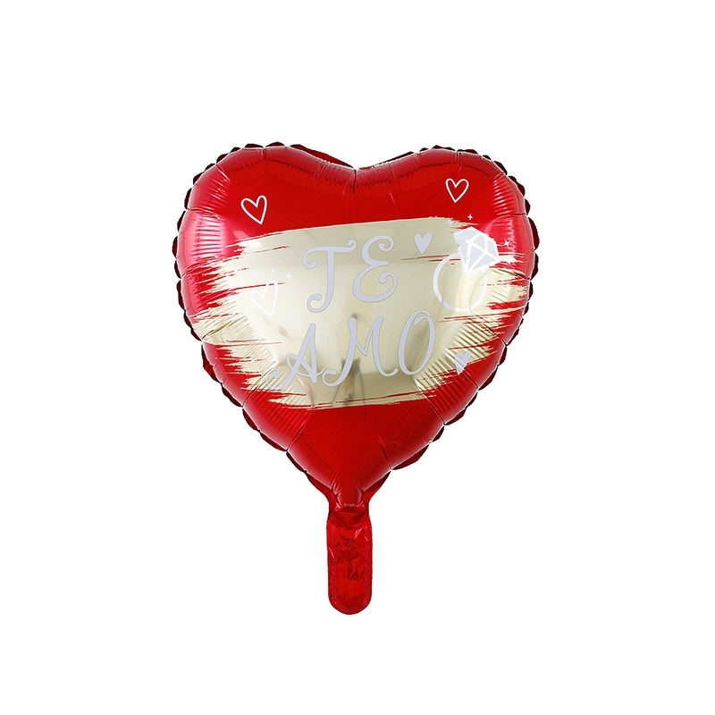 Romantic Heart-Shaped Aluminum Foil Balloons for Valentine’s Day Wedding Party Decorations|Party Supplies Balloons