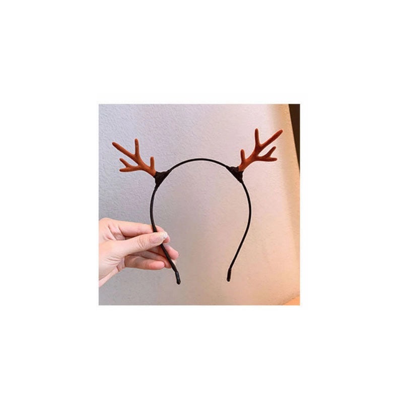 Festive Reindeer Antler Hair Clip for Christmas | Holiday Hair Accessories