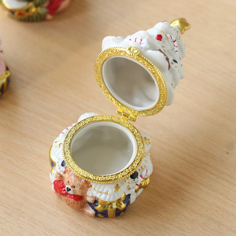 Christmas Cute Bear Ceramic Christmas Tree Decoration | Home Decor & Holiday Accessories