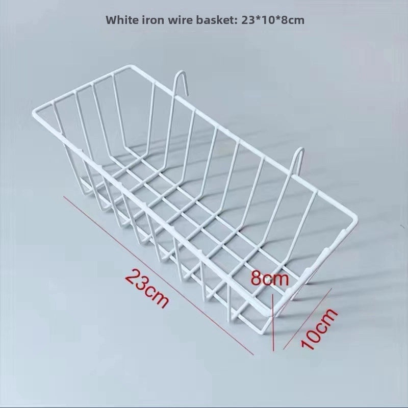 Metal Mesh Grid Wall Rack for Storage and Photo Display | Home Organization