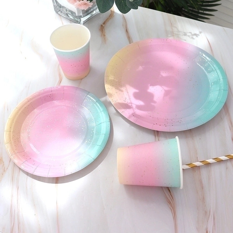 Elegant Gradient Wooden Tableware Set|Home & Kitchen Accessories