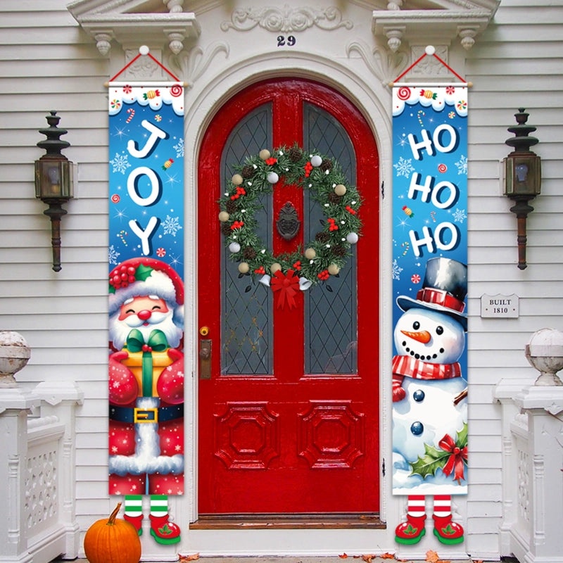 Christmas Santa Claus and Snowman Hanging Ornaments for Holiday Decor|Holiday & Festival Decorations