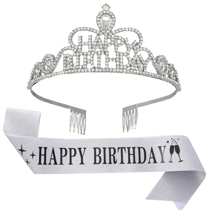 Stylish Metal Crown Letter Set - 2 Pieces | Jewelry & Accessories