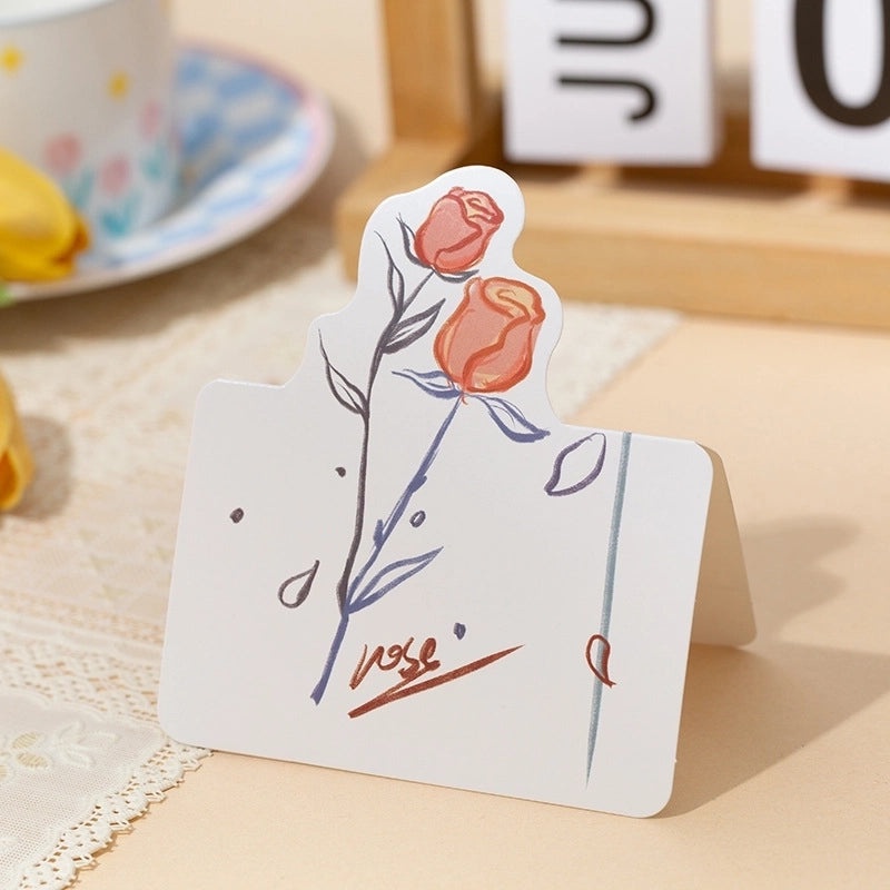 10 Pieces Cute Floral Letter Charms for Valentine's & Mother's Day Daily Wear | Jewelry Accessories