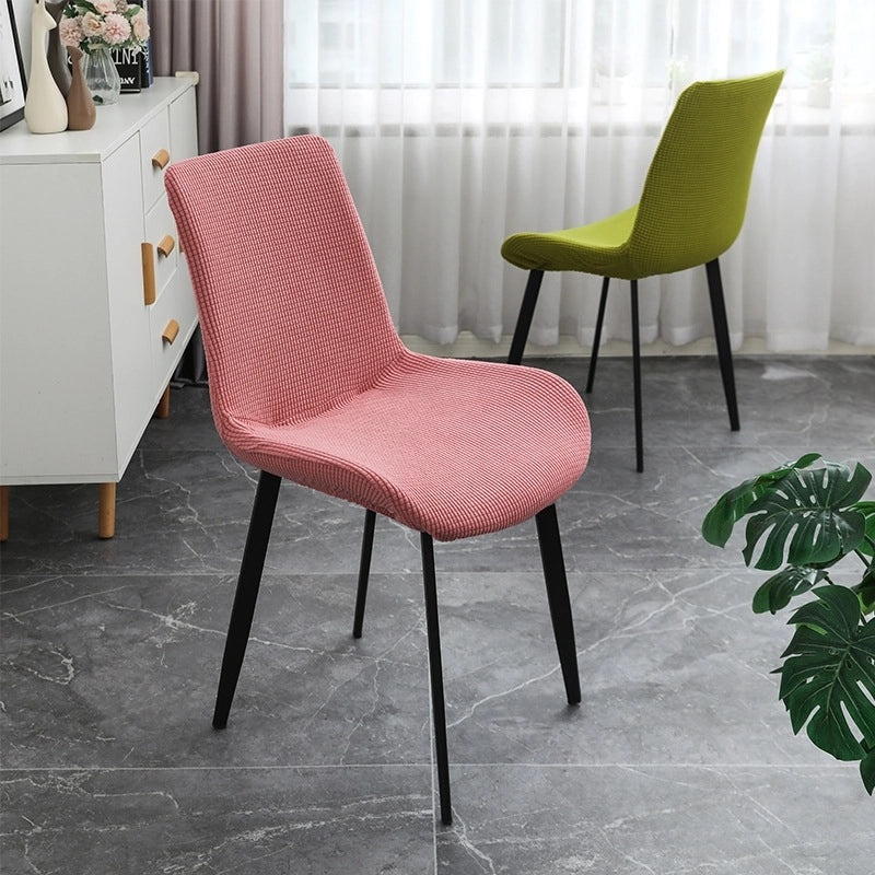 Boat-shaped Stretch Chair Cover Thickened Pineapple Pattern Nordic Style All-Season Dining Chair Slipcover|Home Decor & Furniture