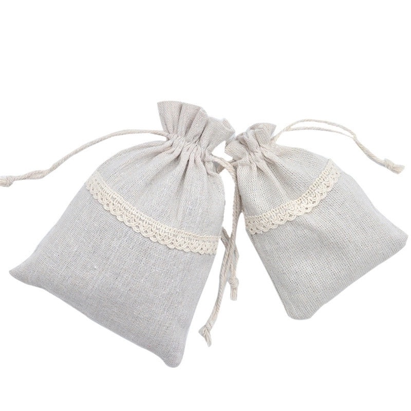 Elegant Cotton Lace Gift Bags for Jewelry Packaging|Jewelry Packaging Supplies