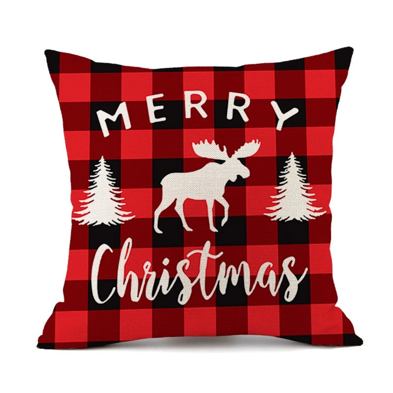 Christmas Snowflake Linen Pillow Covers for Couch Sofa Decor | Home & Living Pillows