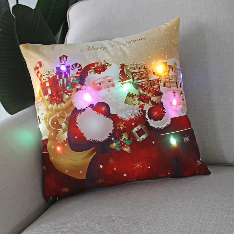 Christmas Santa Plush Pillow Covers|Home Decor Pillows