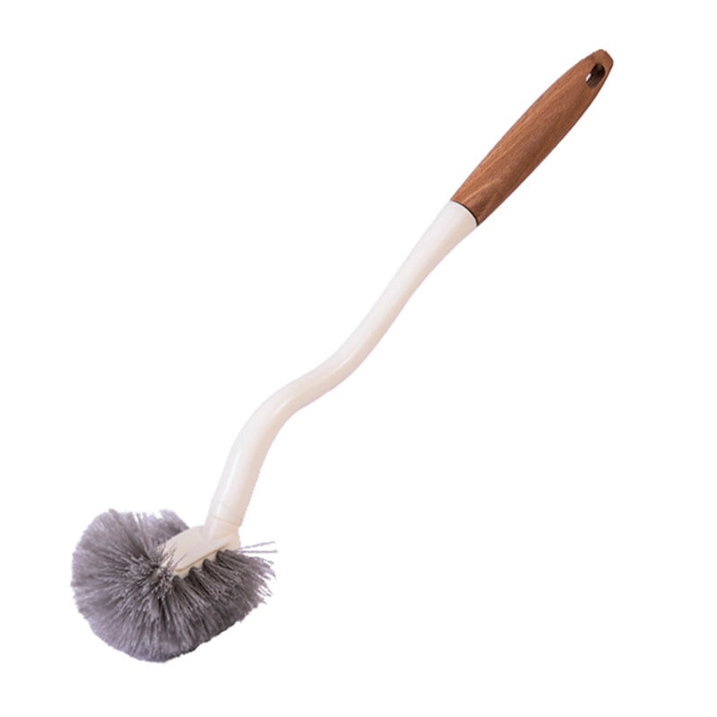 Japanese Style Long Handle Toilet Brush | Bathroom Cleaning Tool | Oak Material | Durable & Authentic | Home Essentials