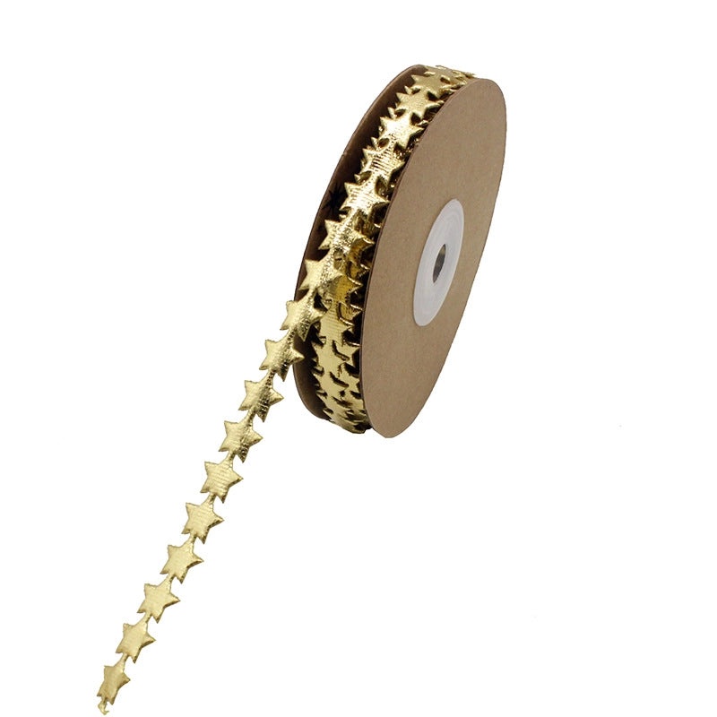 Christmas Star Ribbon Lace for Gift Wrapping DIY Jewelry Accessories 12mm/15mm|Craft Supplies & Jewelry Making