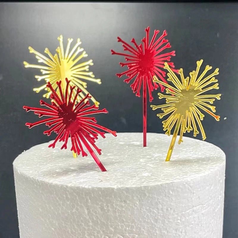 Festive Party Cake Decorations with Cute Basic Letter Plastic Supplies for Christmas and New Year|Home & Garden > Kitchen & Dining > Bakeware & C