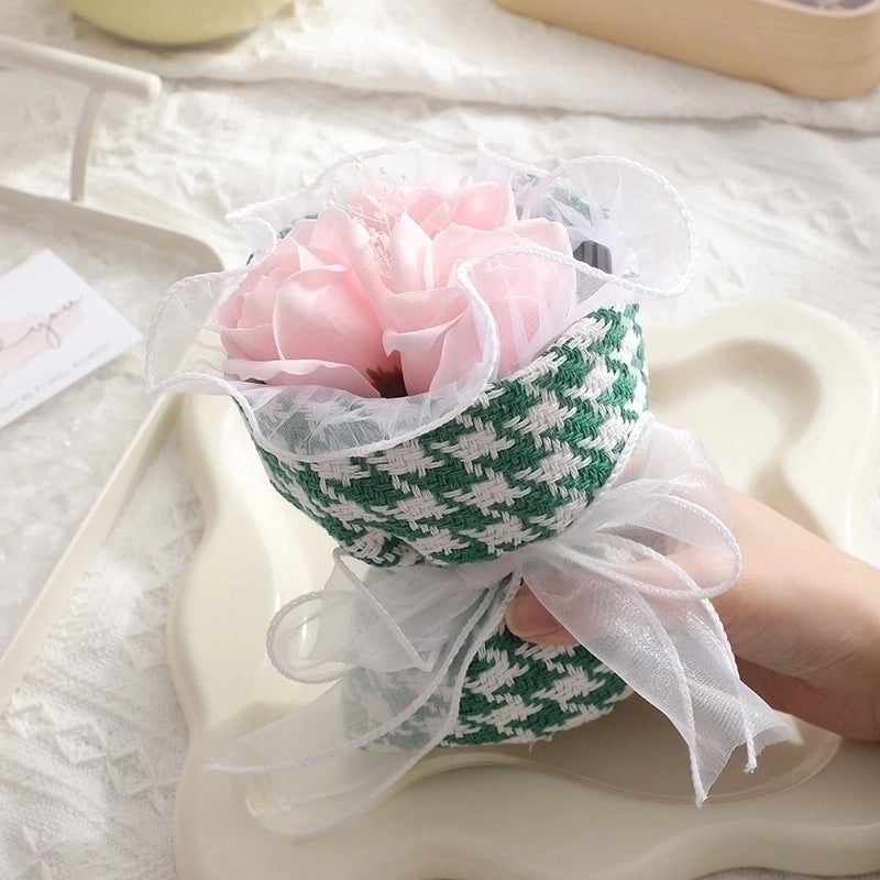 Valentine's Day New Year Father's Day Cute Dried Soap Flowers Artificial Floral Decorations|Home Decor Artificial Flowers