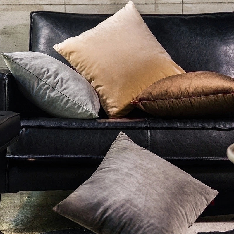 Stylish Solid Color Chemical Fiber Pillow Covers|Home Textiles & Bedding Accessories