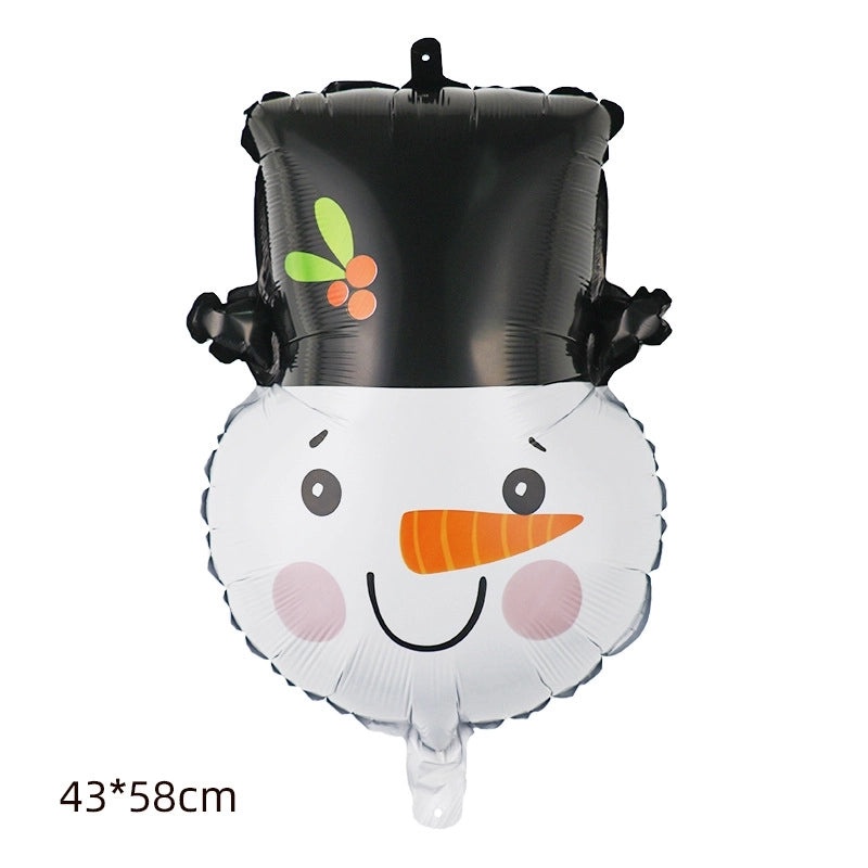 Christmas Santa Claus and Reindeer Candy Foil Party Balloon | Party Supplies